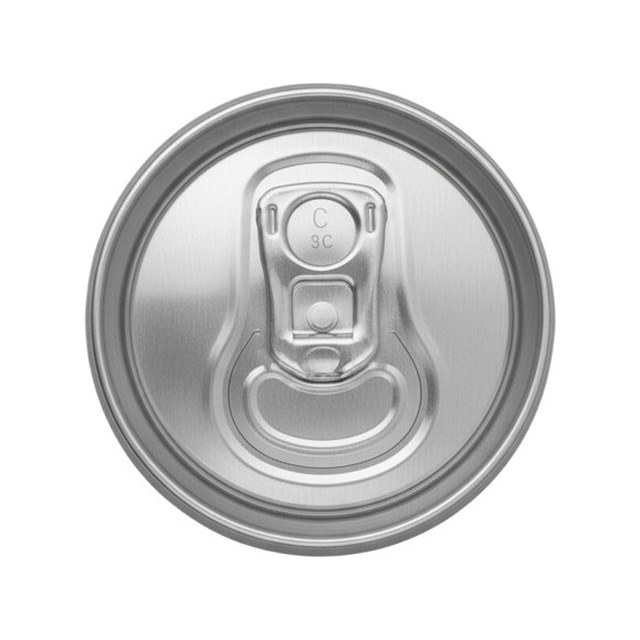 Standard beverage can end with stay-on tab