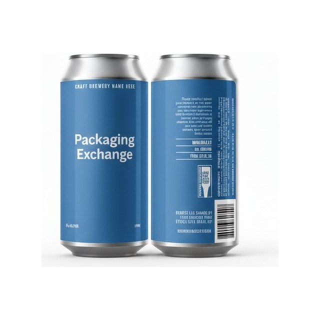 Labeled beverage cans